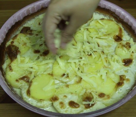 fırında kremalı patates