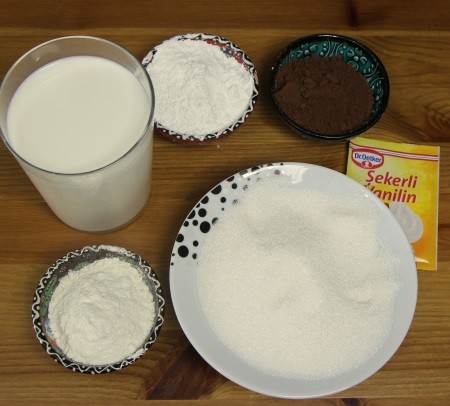 puding malzemeleri