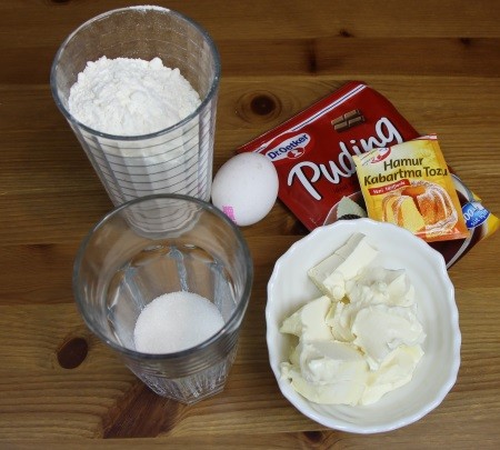 pudingli kurabiye