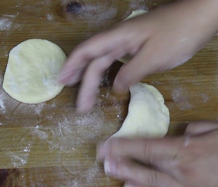 peynirli hamur kızartması