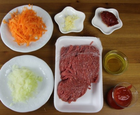 bolonez sos malzemeleri