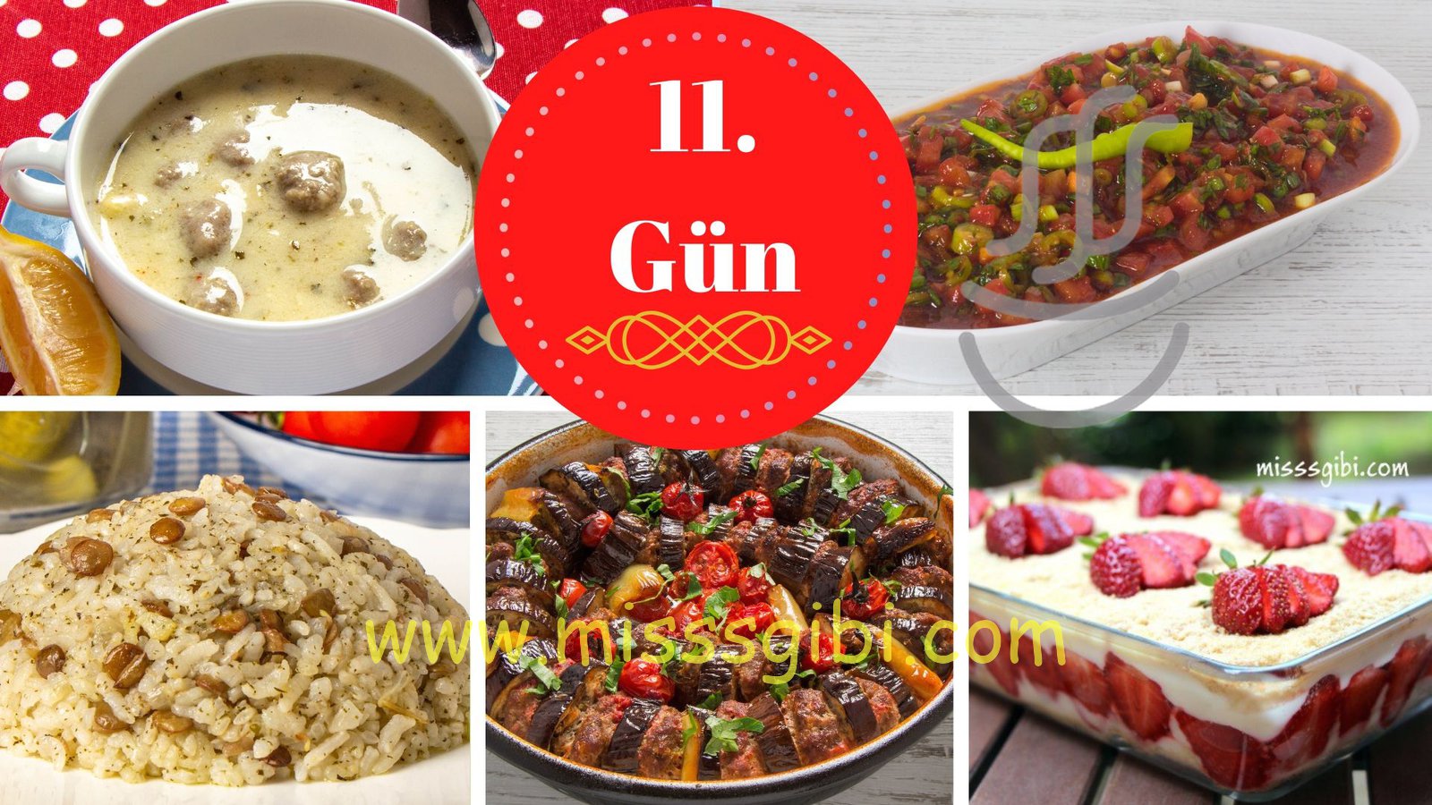 11. Gün İftar Menüsü