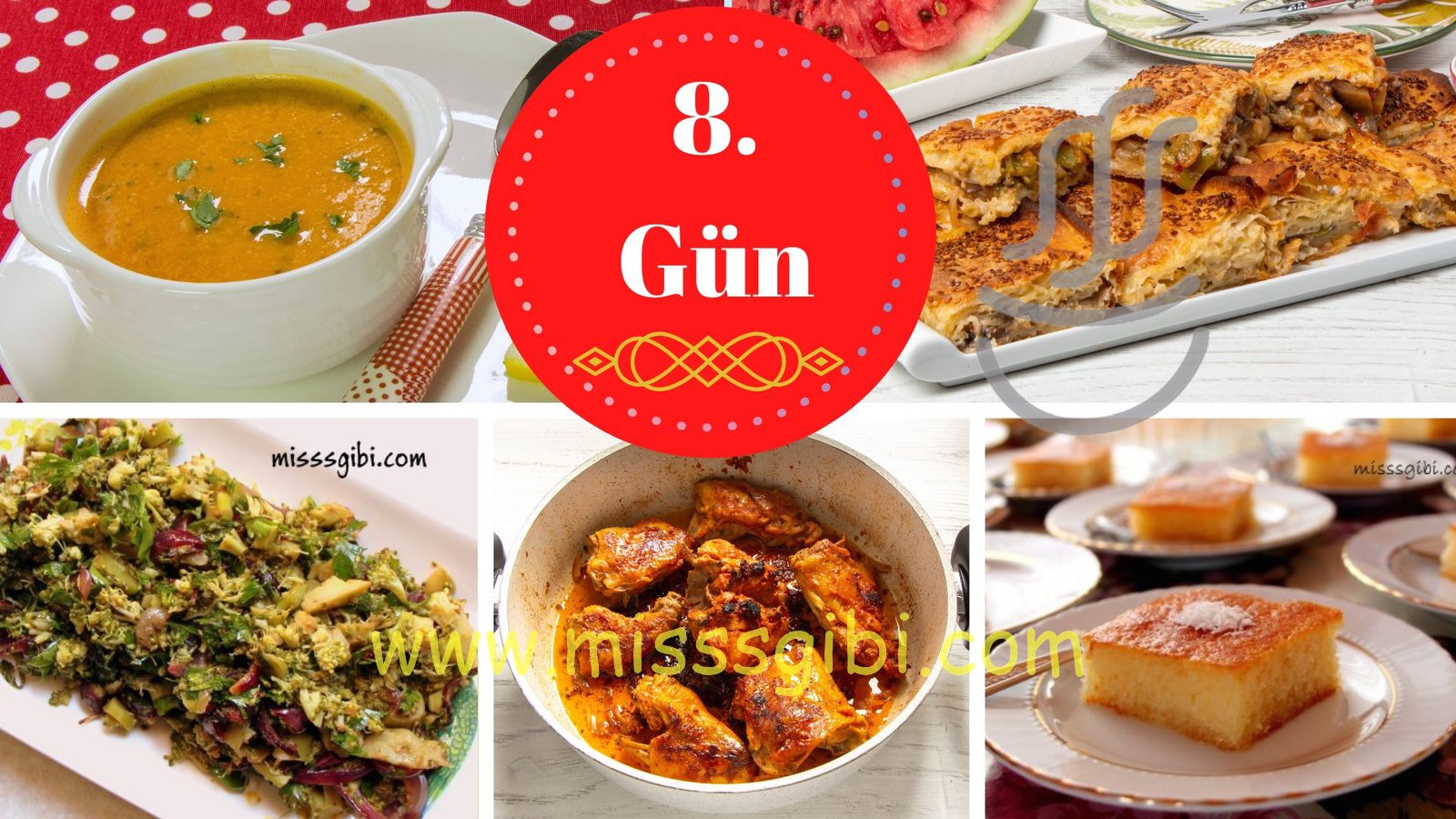 8. Gün İftar Menüsü