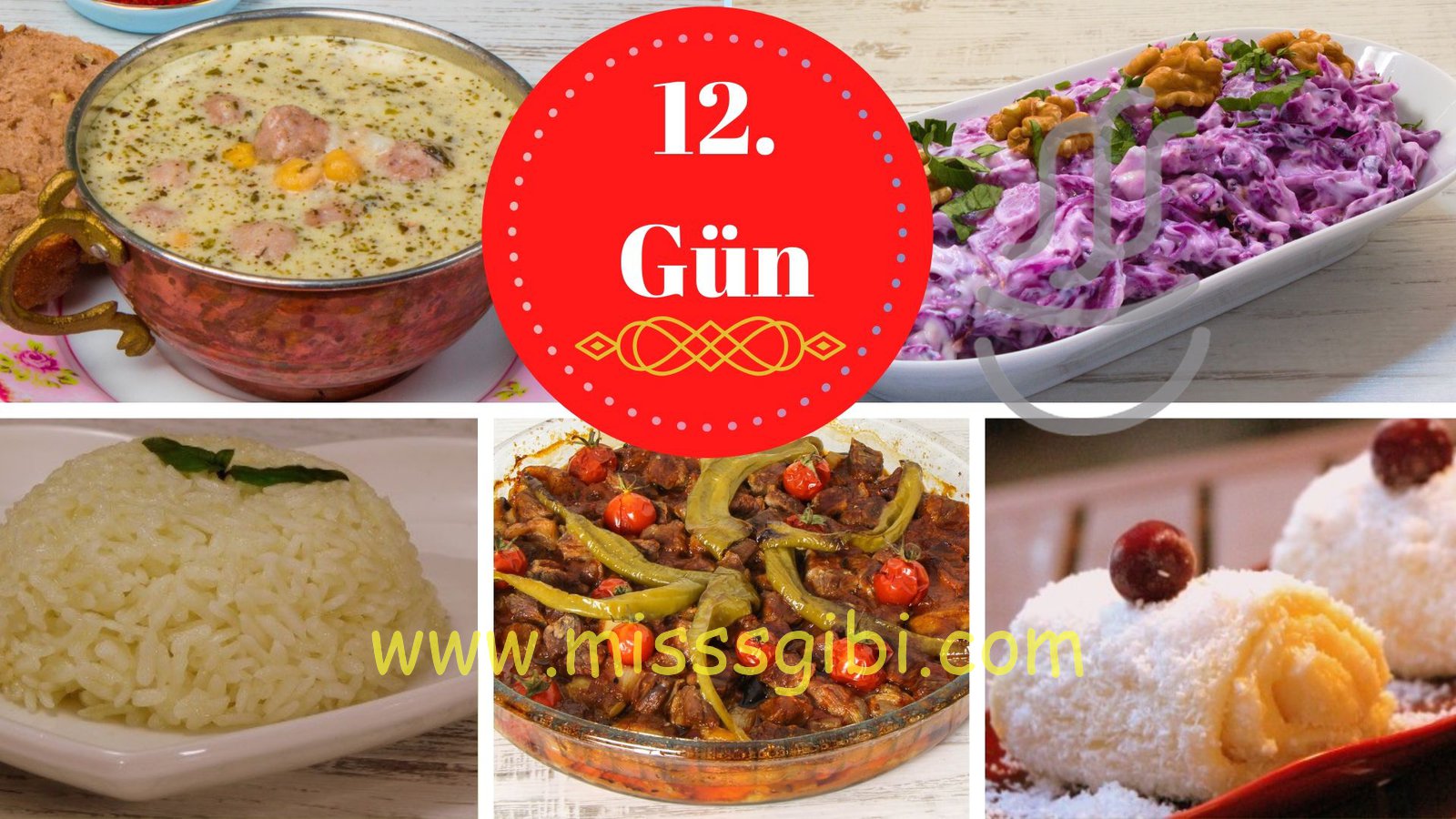 12. Gün İftar Menüsü