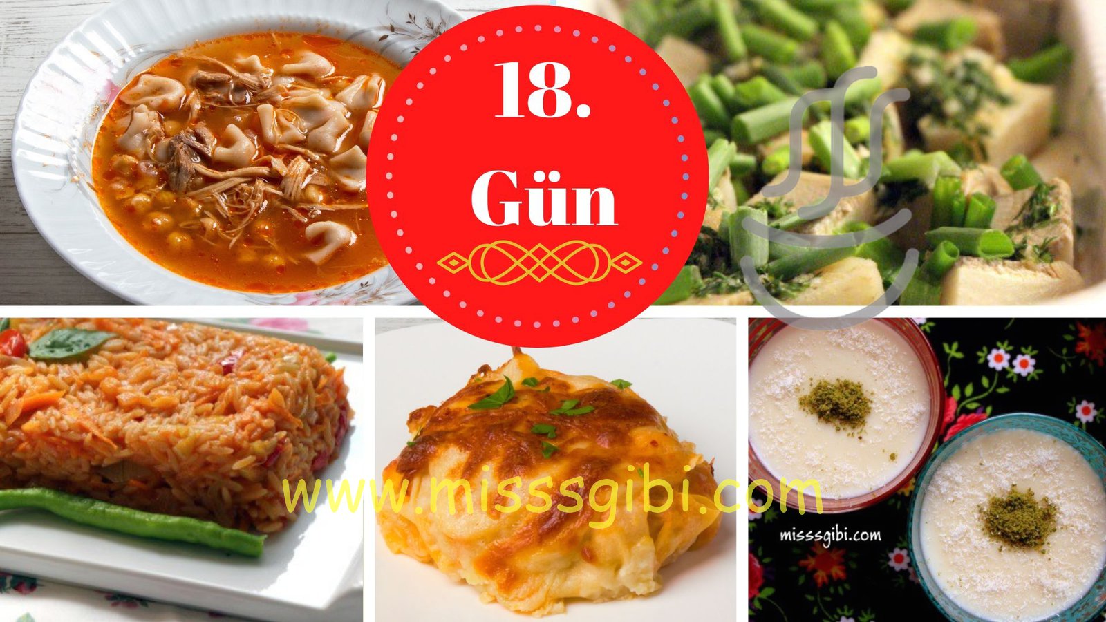 18. Gün İftar Menüsü