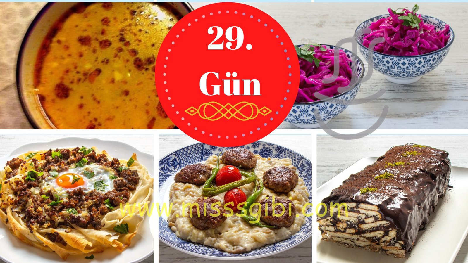 29. Gün İftar Menüsü